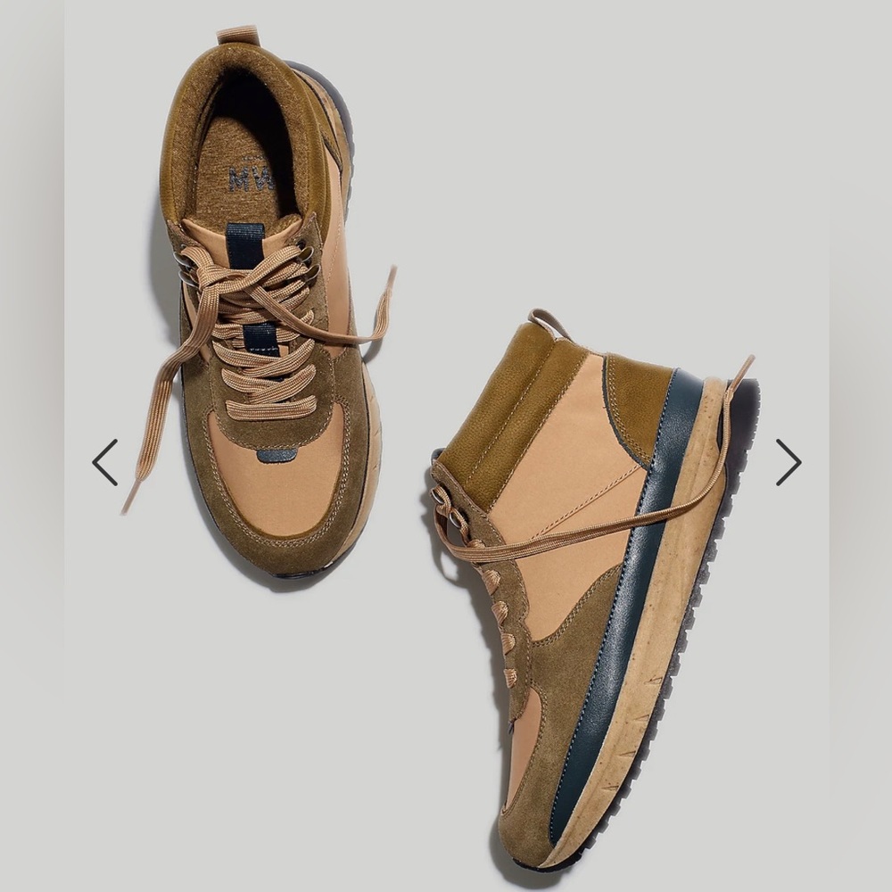 Madewell MLW sneaker boots. Wore 2 times. Waterproof and good for light snow